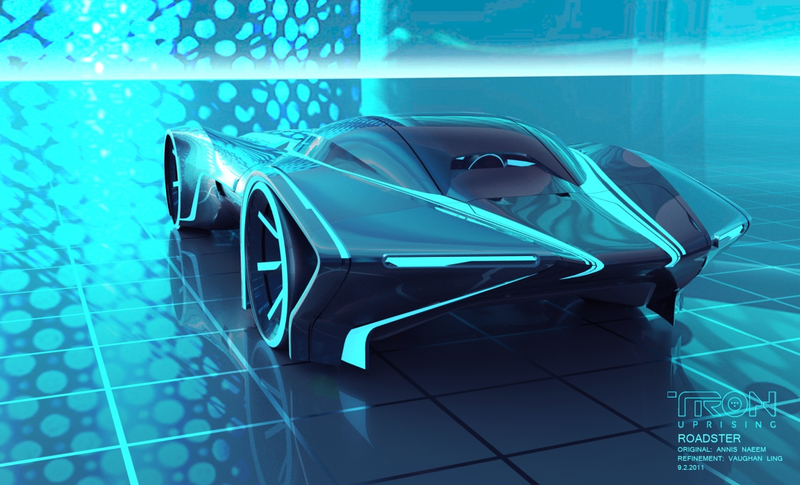 Illustration for article titled Tron: Uprising Vehicle Designs